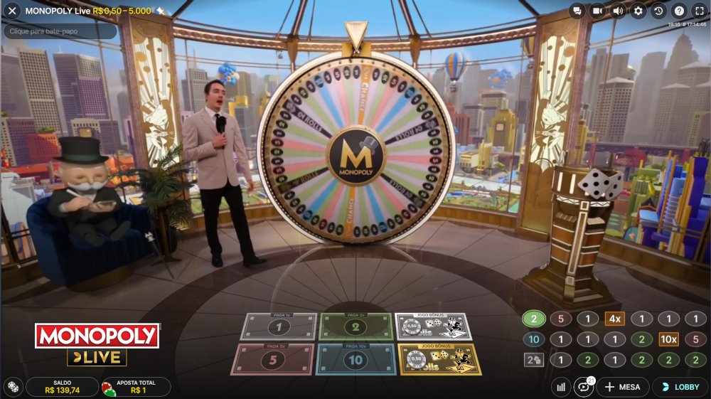 Monopoly Live giro