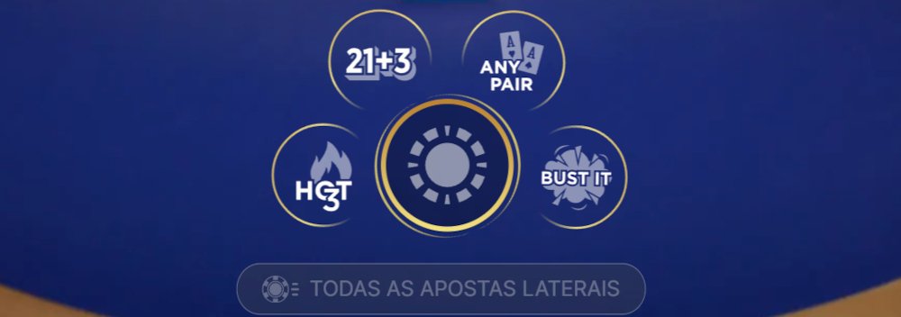 Power Blackjack apostas laterais