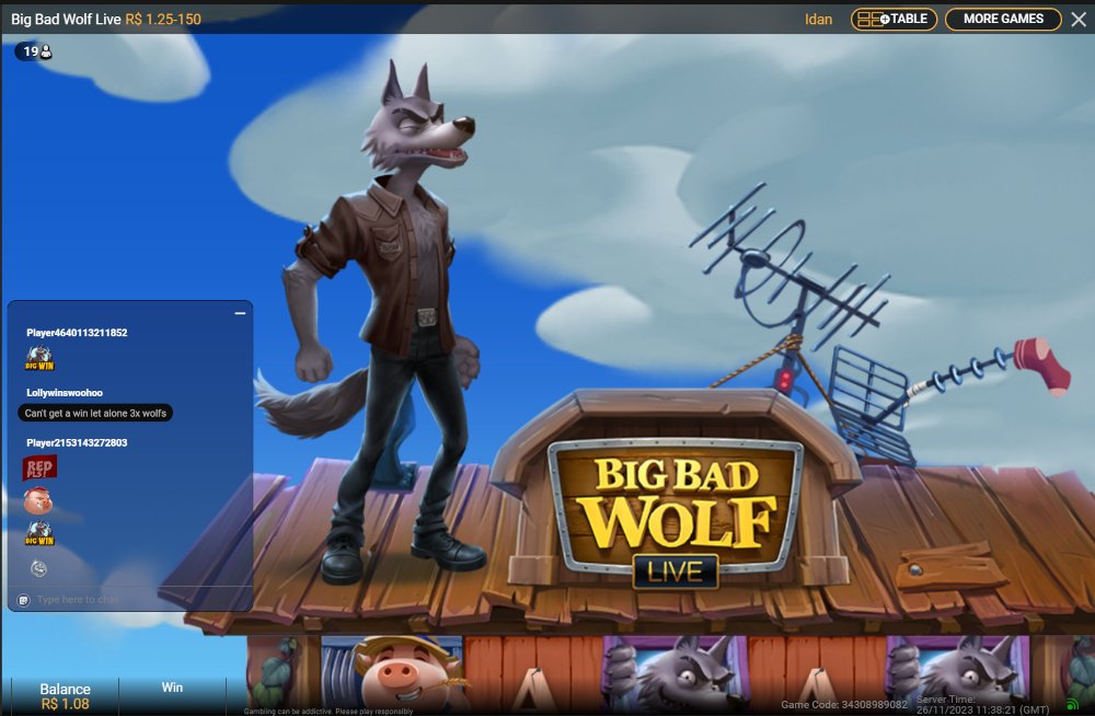 Big Bad Wolf jogo de bonus ativação