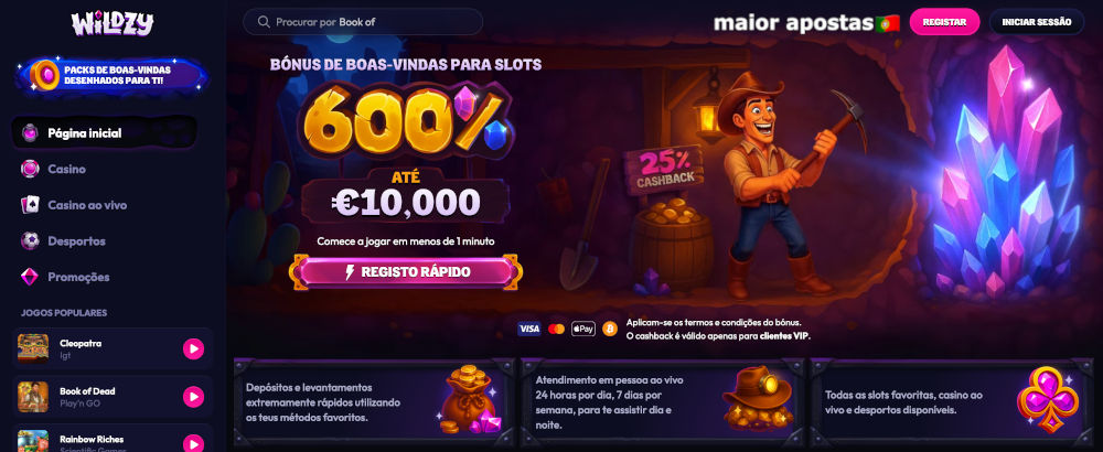 wildzy casino portugal